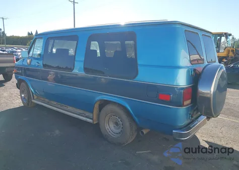 1987 GMC Rally Wagon / Van z USA, uszkodzony, nr VIN 1GDEG25K5H7514786
